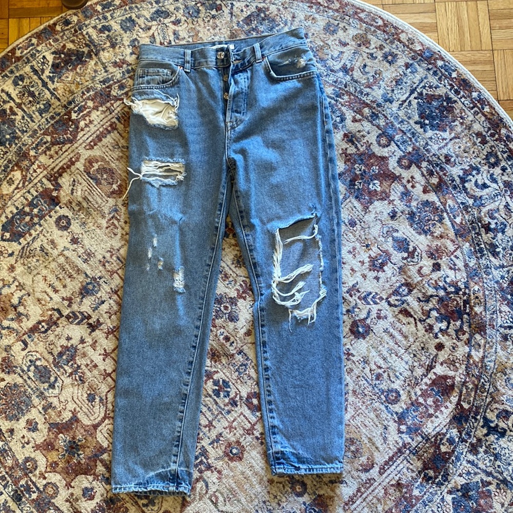 Forever 21 ripped jeans